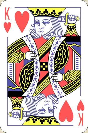 Карта Король червей, Игральные карты
