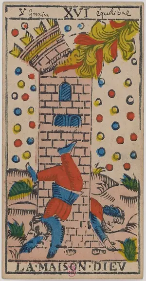 Карта Дом Божий, Марсельское таро