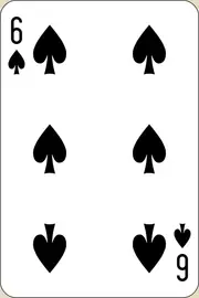 Шестерка пик, Игральные карты